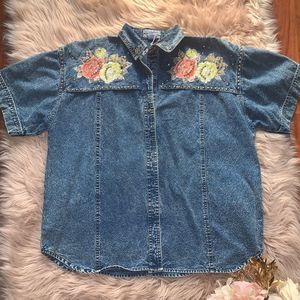 Vintage Denim Button down Shirt